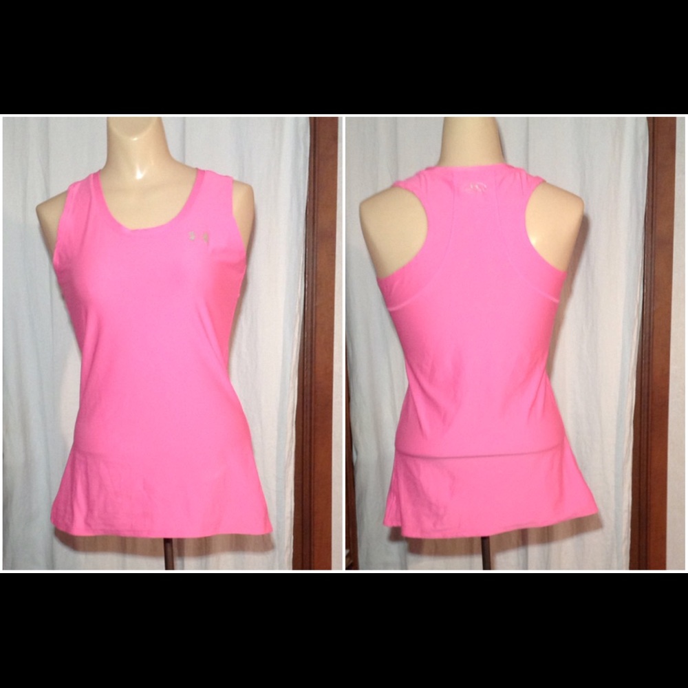 Women's Sz M Under Armour Fitted HeatGear Tank Top
